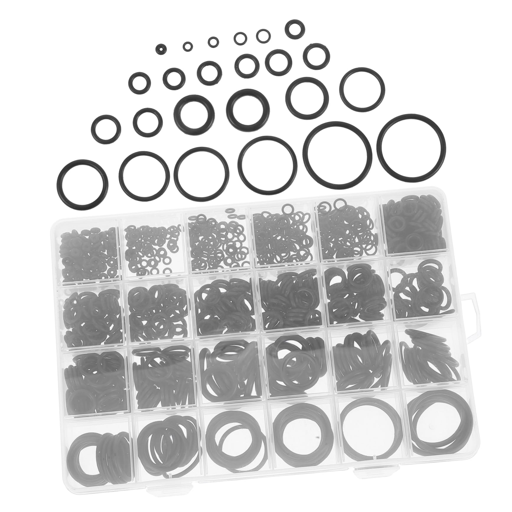 Alipis 1020pcs Assorted Washers Set Seal Ring Replacement for Automotive Faucet Industrial Leakproof Nitrile Seal Kit