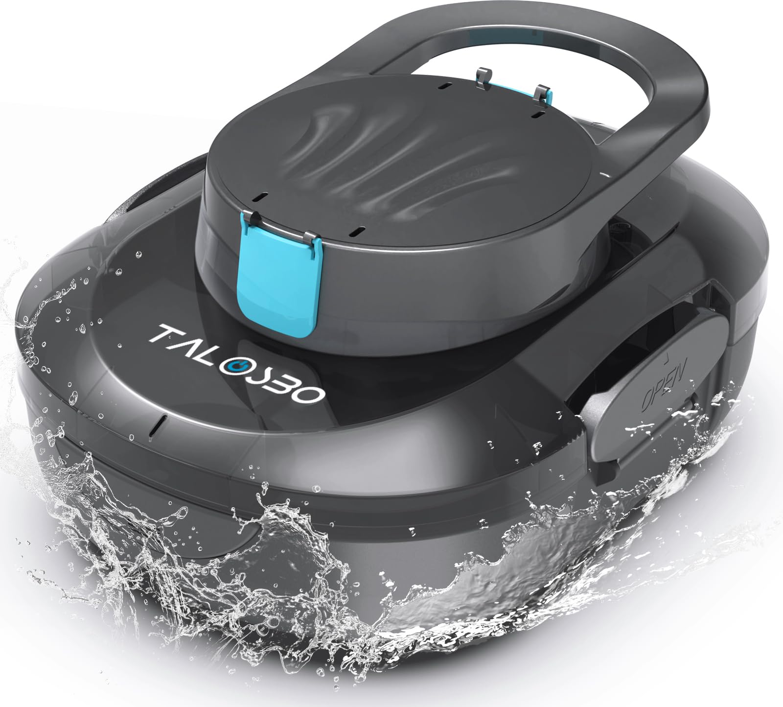 S1PRO (2026 Upgrade) Robot Limpiafondos Piscina, Doble Motor Robot de Piscina, 120 Min de Limpieza, con Filtración de 180μm, Estacionamiento Auto, para Piscinas Elevadas 100 m²