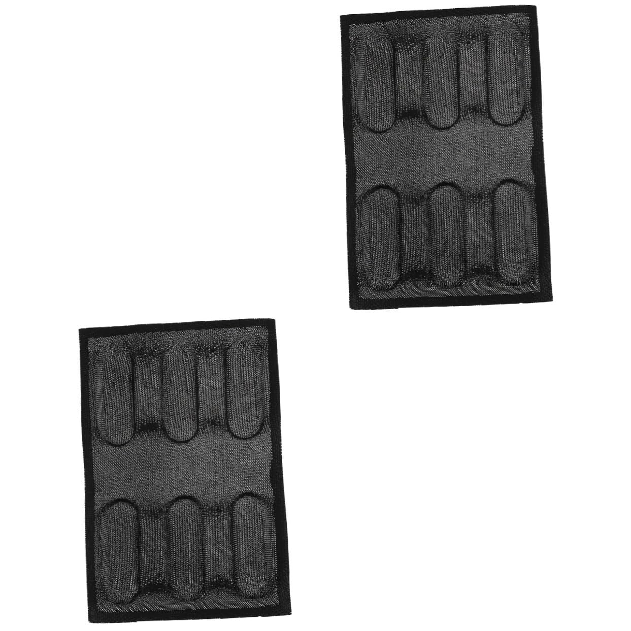 IMIKEYA 2pièces Moule à Silicone Non-adhésif Moule à Respirant Pour Outil De Pâtisserie Pratique Pour Cuisine Et Boulangerie Noir