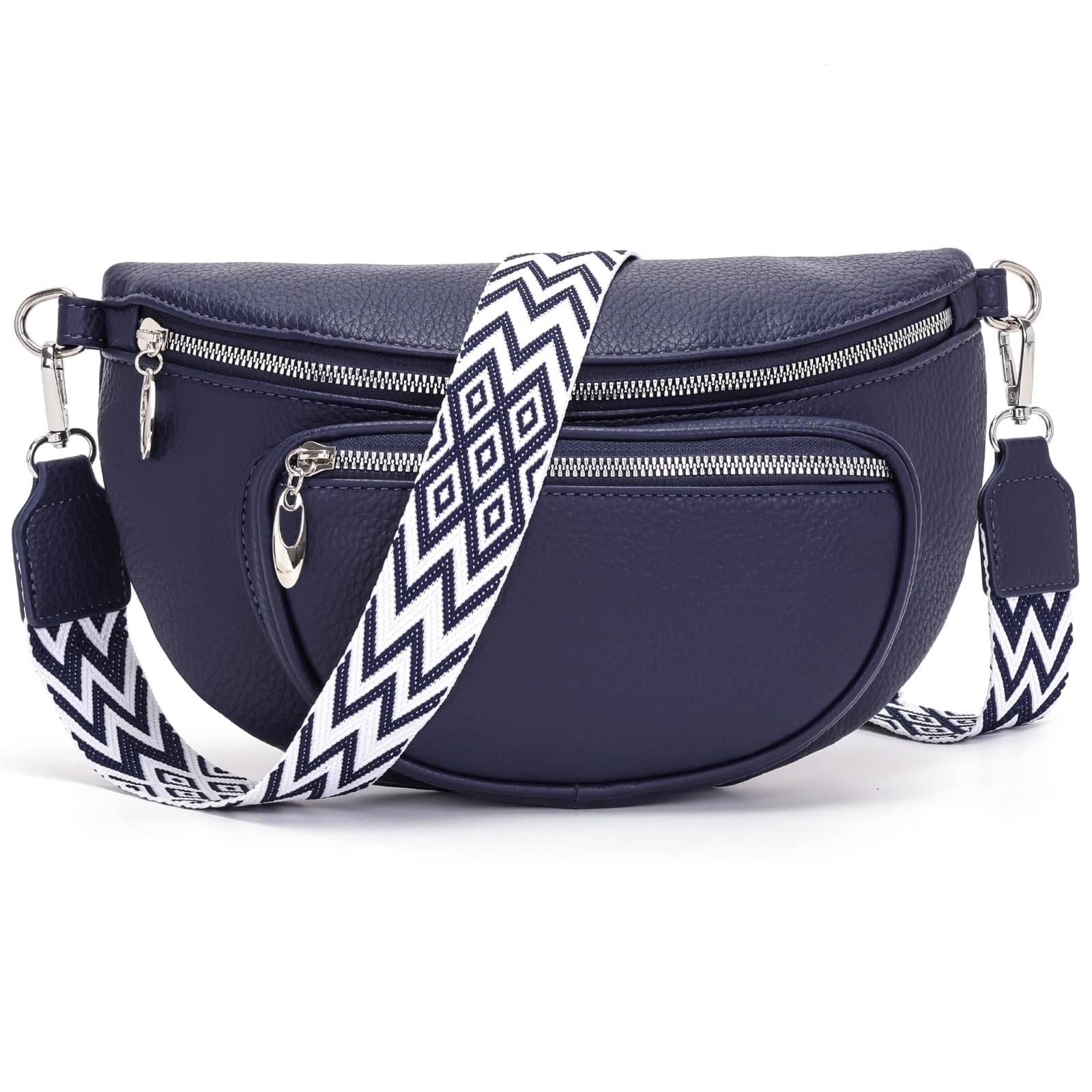 Snmoec bauchtasche damen umhängetasche damen mittelgroß crossbody bag Passende Handytasche schöne bauchtasche handtasche mittelgroß Dunkelblau