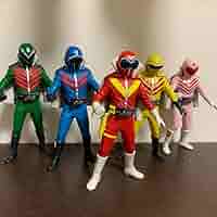 Amazon.co.jp: ソフビ魂 秘密戦隊 ゴレンジャー 5体セット 戦隊ロボ 