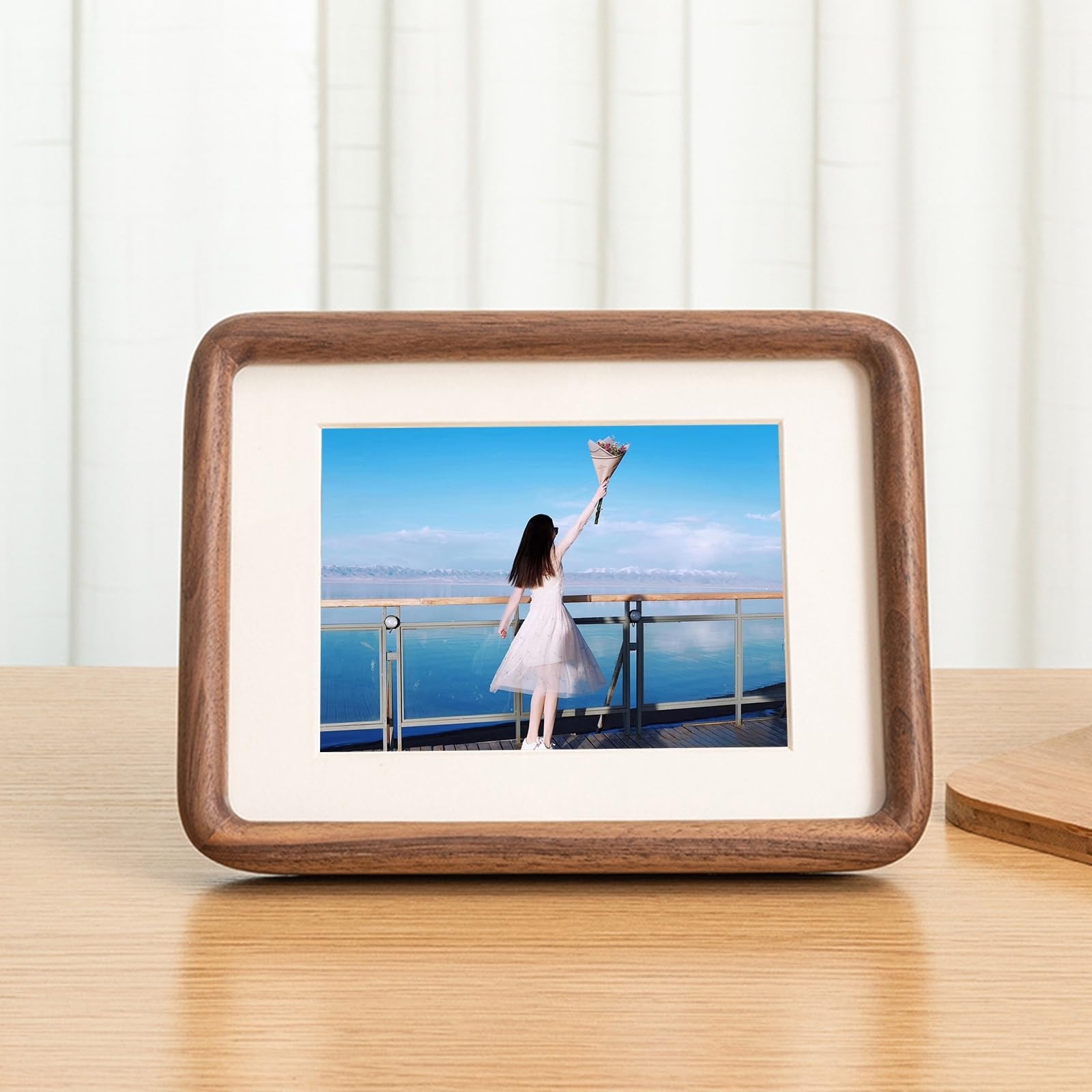 Amazon.com - Epinki 2x3 Family Picture Frame, Wood & Glass, Walnut