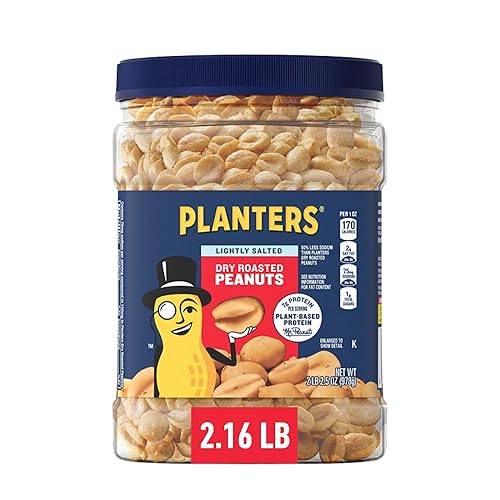 Vista 21 de PLANTERS Cacahuetes salados, recipiente de 9.5 onzas (paquete de 6)