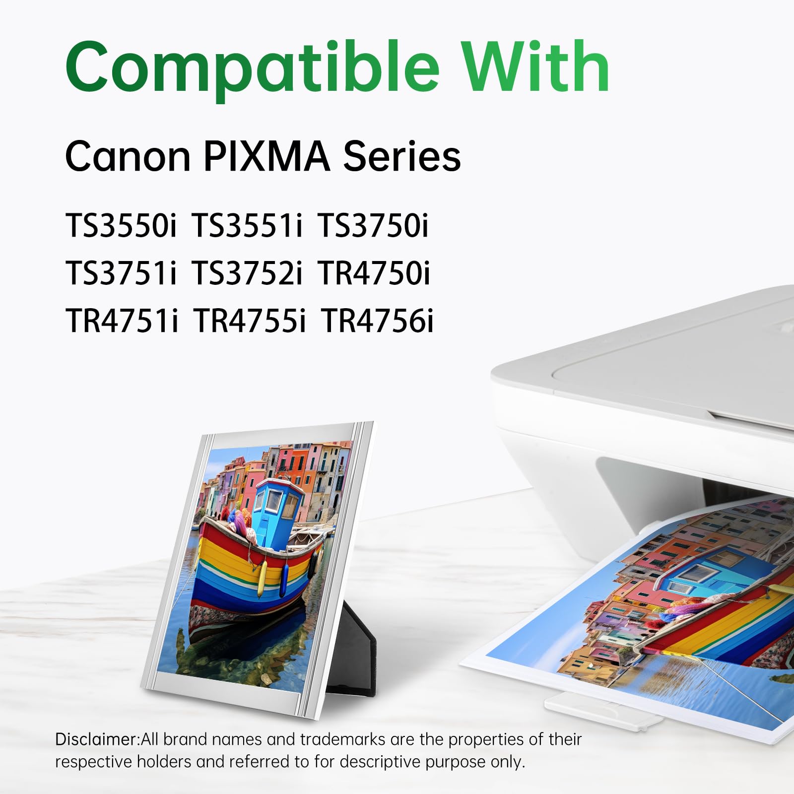 Lemero PG 575XL CL-576XL Cartucce compatibili con cartucce stampante Canon 575 576 XL confezione multipla PG 575 XL CL 576XL per Canon TR4750i TR4751i TS3550i TS3551i (nero/colore,2-pack)