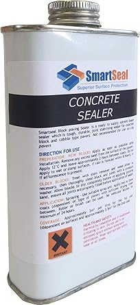Smartseal Concrete Sealer Professional Grade Hard Wearing Concrete Sealer For External Use On Driveways Patios And Floors High Quality Solvent Based Acrylic Concrete Sealer 150 Ml Sample Amazon Co Uk Diy Tools