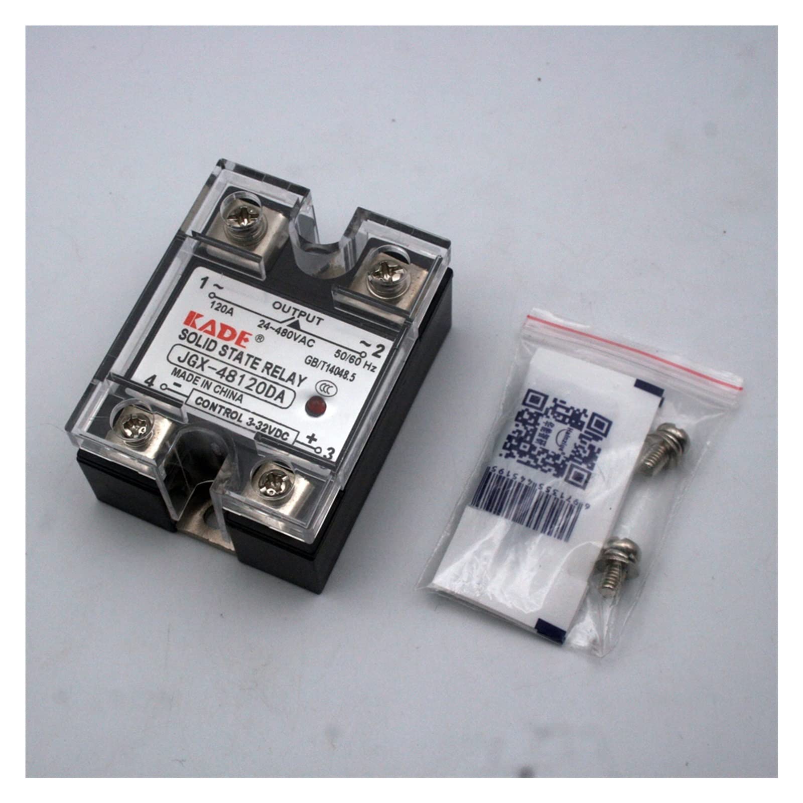 Relais à Semi-conducteurs 150DA Jgx-120DA AC SSR commandé par CC avec capot - 3
