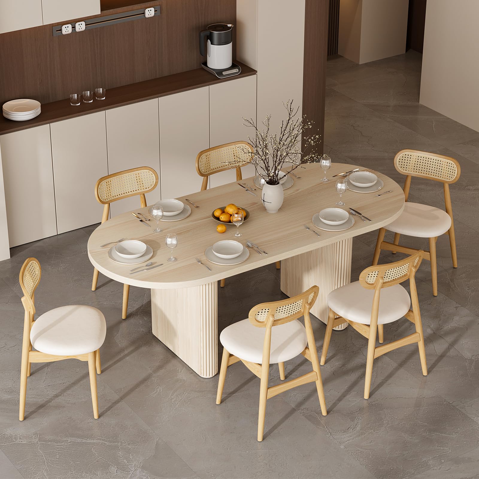 ルパンunico ALBERO Dining Table Homary 59.1