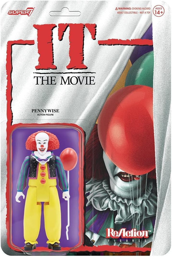 Super7 IT Pennywise (Monster) - 3.75" IT Action Figure Classic Horror Collectibles and Retro Toys