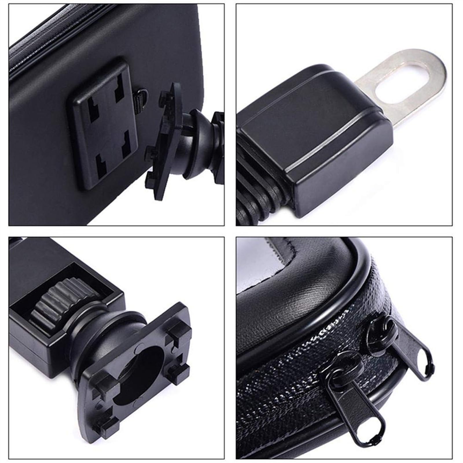 Soporte navegación GPS Soporte Impermeable Para Teléfono De Motocicleta, Espejo Retrovisor, Soporte Para Teléfono Móvil, Soporte De Navegación GPS, Funda, Bolsa, Soporte Para Teléfono Inteligente ( Co
