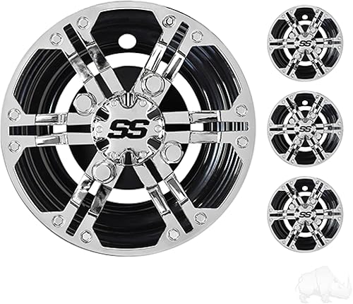 Red Hawk CAP-0061 Juego de carros de golf para ruedas