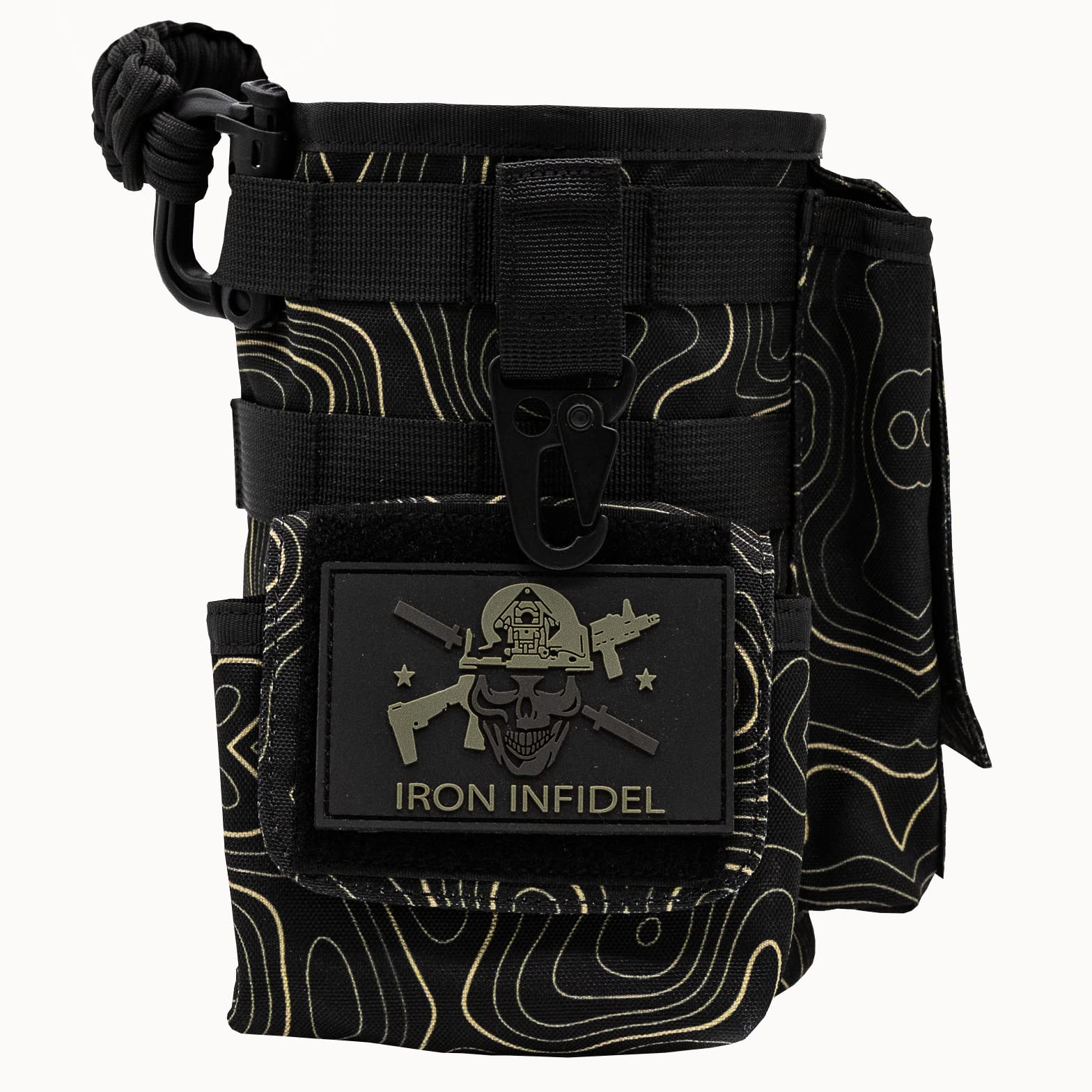 Iron InfideI Battle Bottle Sleeve - 64 oz and 32 oz Water Bottle Sleeve Only for Half Gallon 1L Steel Water Bottle | Rugged Cover with Molle for