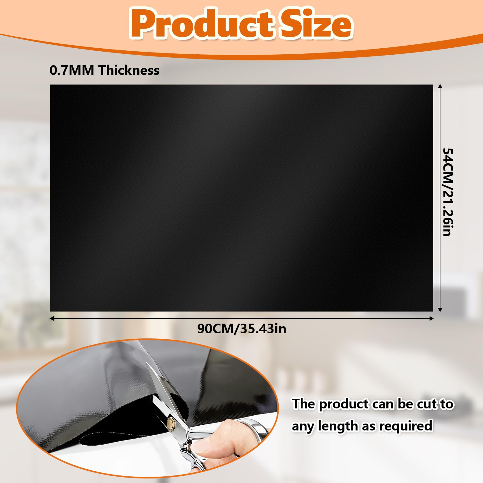54 * 90cm Große Induktionskochfeld Schutzmatte, Silikon Induktion schutzmatte, Induction Cooker Silikonmatte, HitzebestäNdiges Wärmeisolierte Pad für Induktionsherd