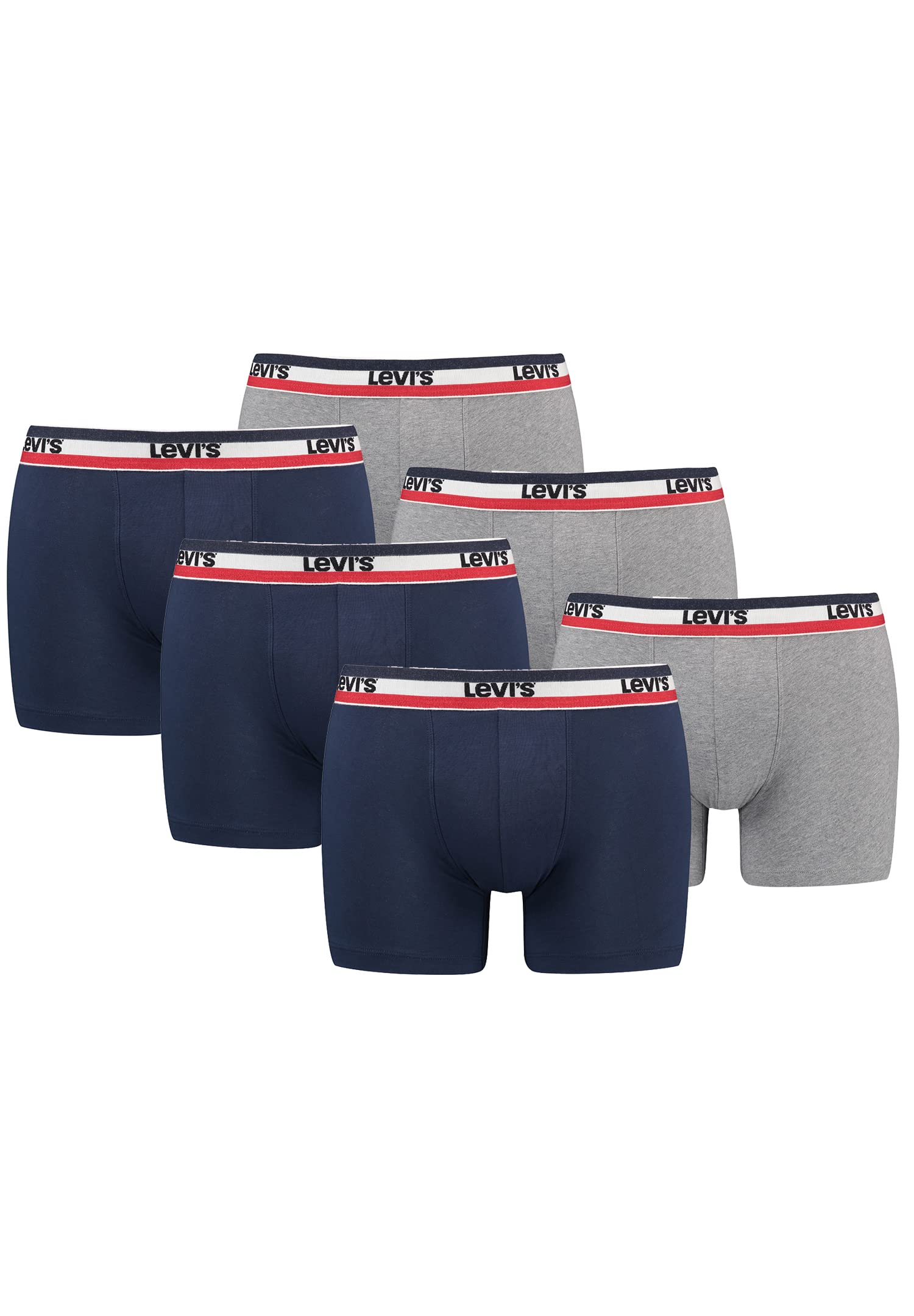 Levi's Lot de 6 Boxers Solid Basic pour Homme