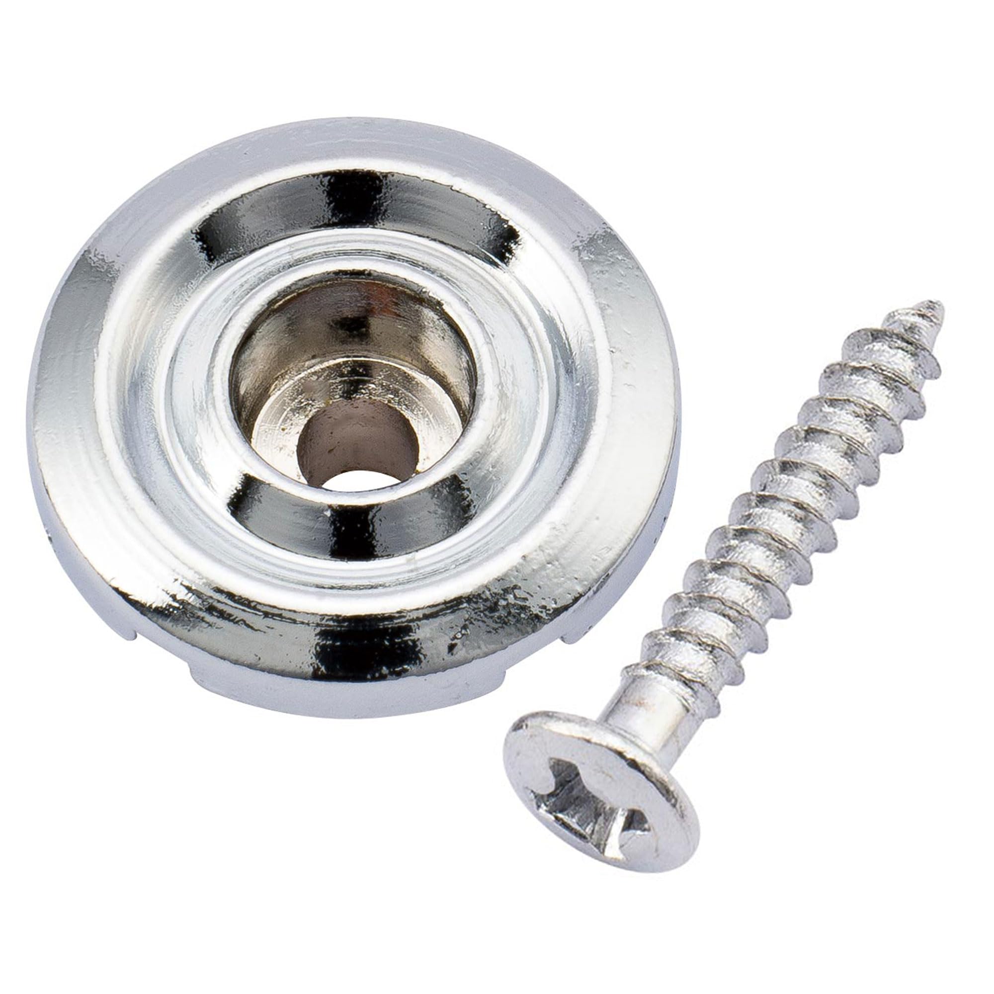 Roller String Retainer Tree Guide for 3 String Bass Guitar Box Chrome