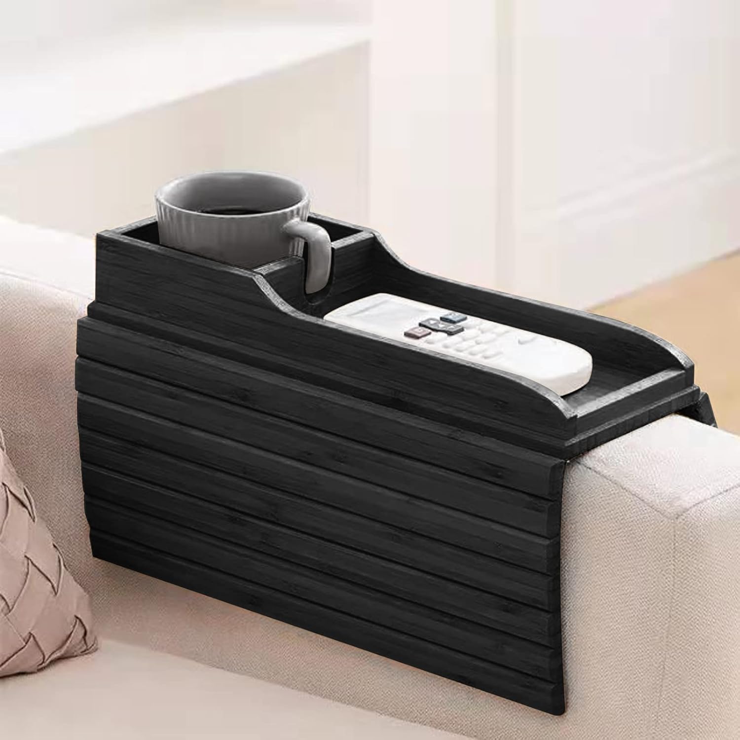 maxant Sofa Arm Tray Table, Couch Arm Table, Flexible Couch Armrest