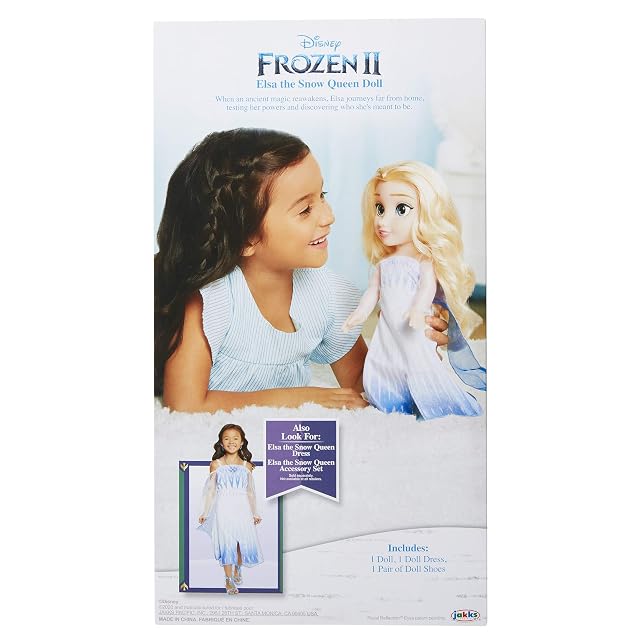Foto 7 de 8 de Disney Frozen 2, Elsa Muñeca Grande (35 CM) en su Espectacular Vestido del Épilogo