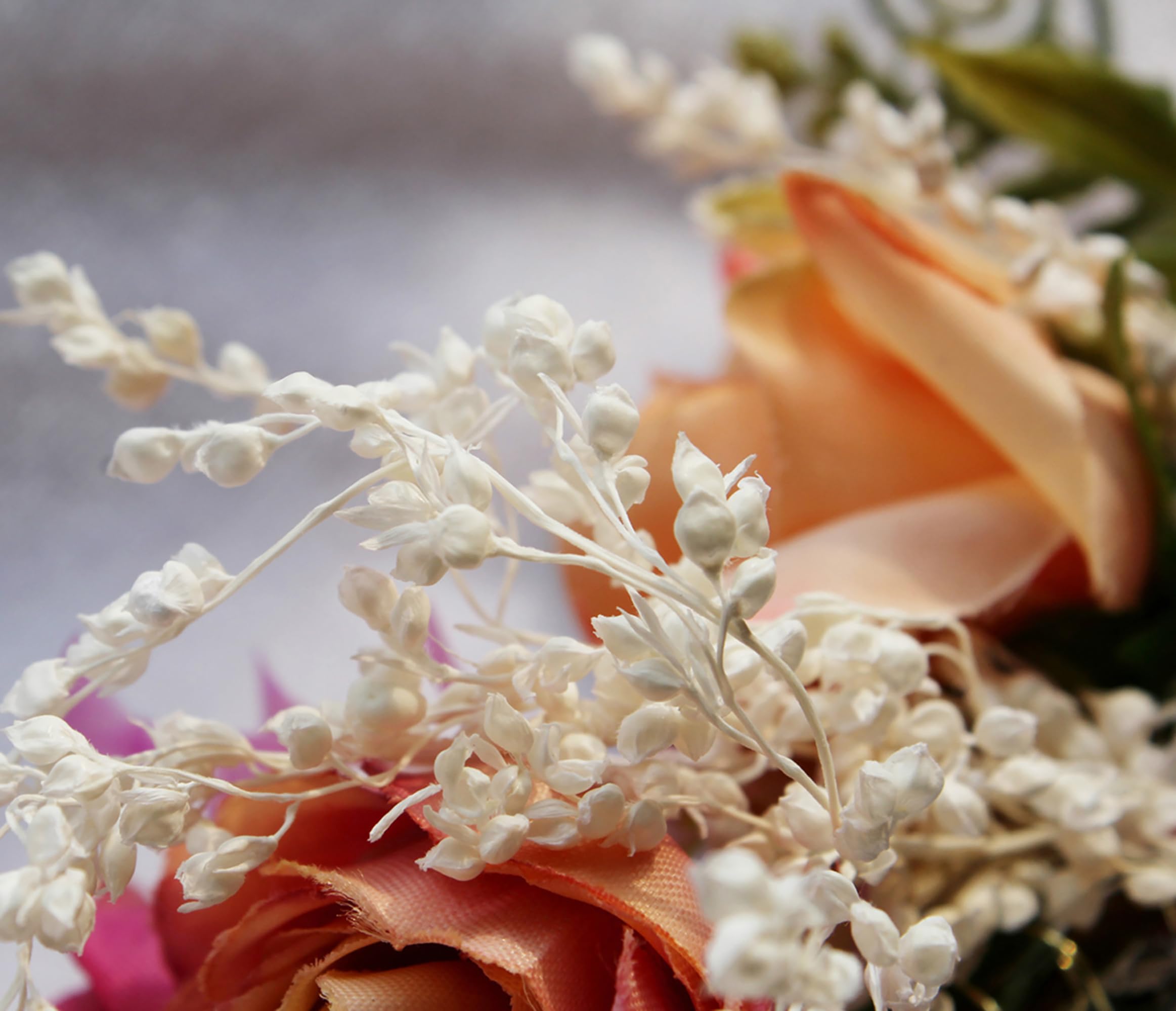 Blumenkrone für Mädchen, Blumenkrone, Blumengirlande, Stirnband, Blumen-Kopfschmuck, Heiligenschein, Hochzeit, Party, E, 1 Count (Pack of 1)