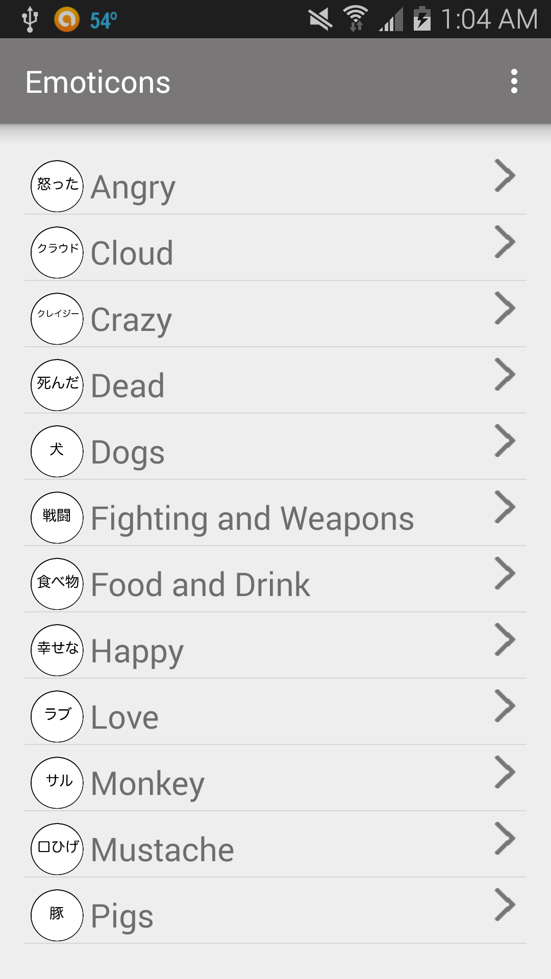 Japanese Emoticons App On Amazon Appstore