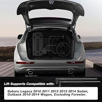 リアテールゲートガスストラットリフトサポートスプリングショックサポートスバルアウトバックレガシー2010 2011 2012 2013 2014 フォレスター2pcセット交換品63269aj00a 63269aj01a 63269aj10b