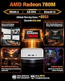 GEEKOM A8 Business Mini PC, AMD Ryzen 7 8745HS,16 Go DDR5 RAM, 1To SSD - 6