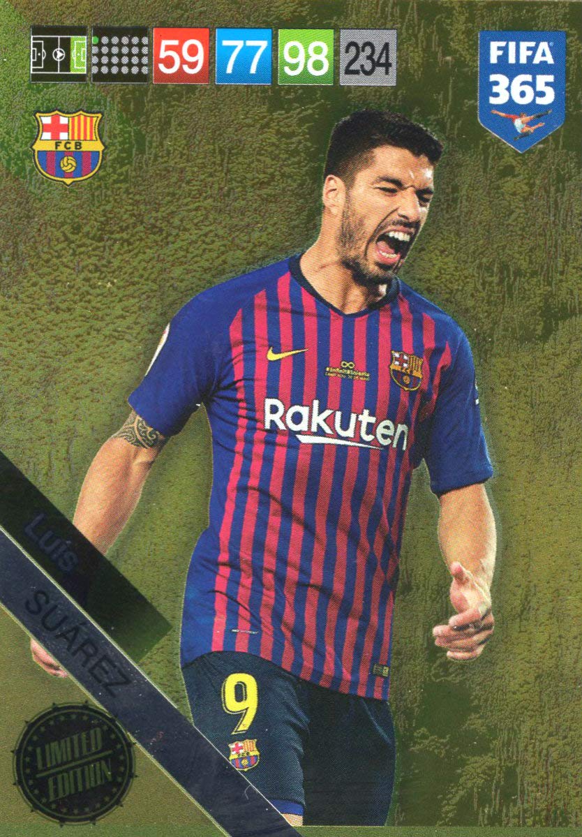FIFA 365 2019 PANINI ADRENALYN XL LUIS Suarez Limited