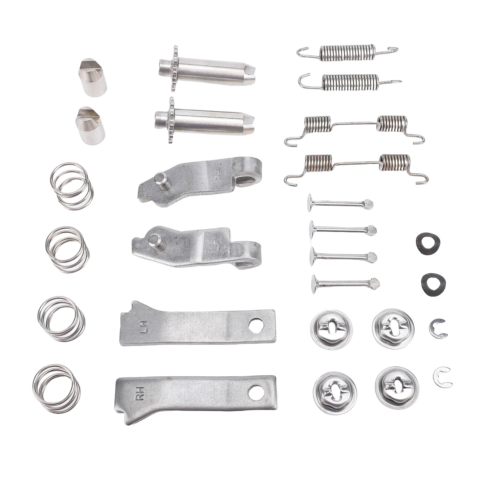 Handbremsen-Reparatursatz aus Edelstahl, Komplett mit Federn, Stiften, C3 1968–1982 für Heimwerker und Professionelle Mechaniker, Entworfen für LBJ 1382, 5460807, 5460856,