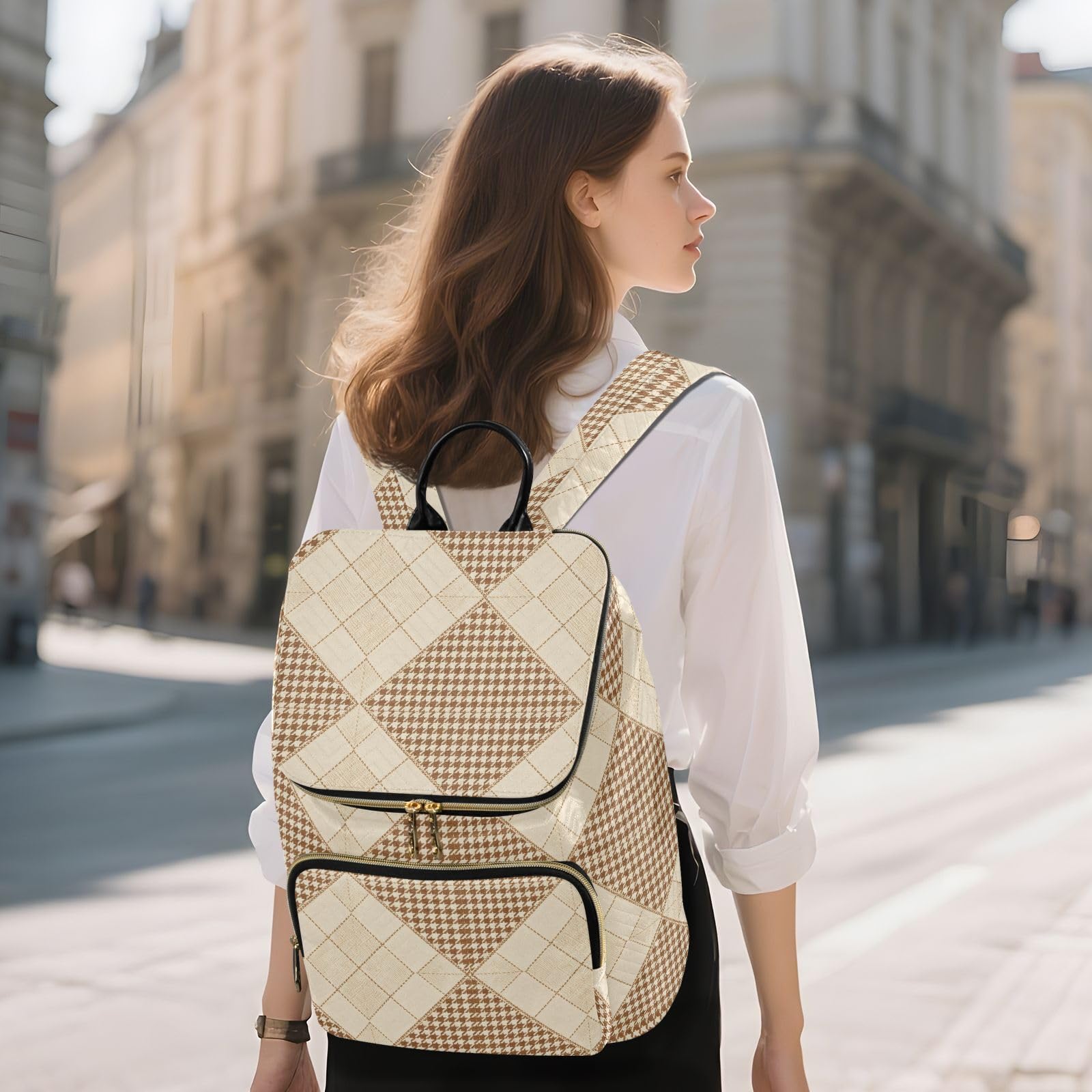 Zaino alla moda da 15 litri da donna, alla moda, robusto, leggero