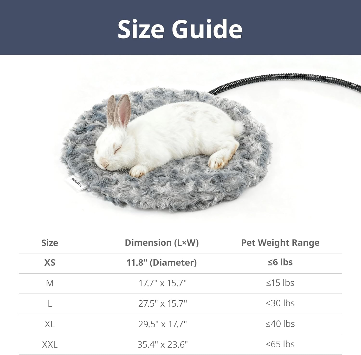 Temperature Adjustable Pet Heating Pad & Self Warming Cat Mat