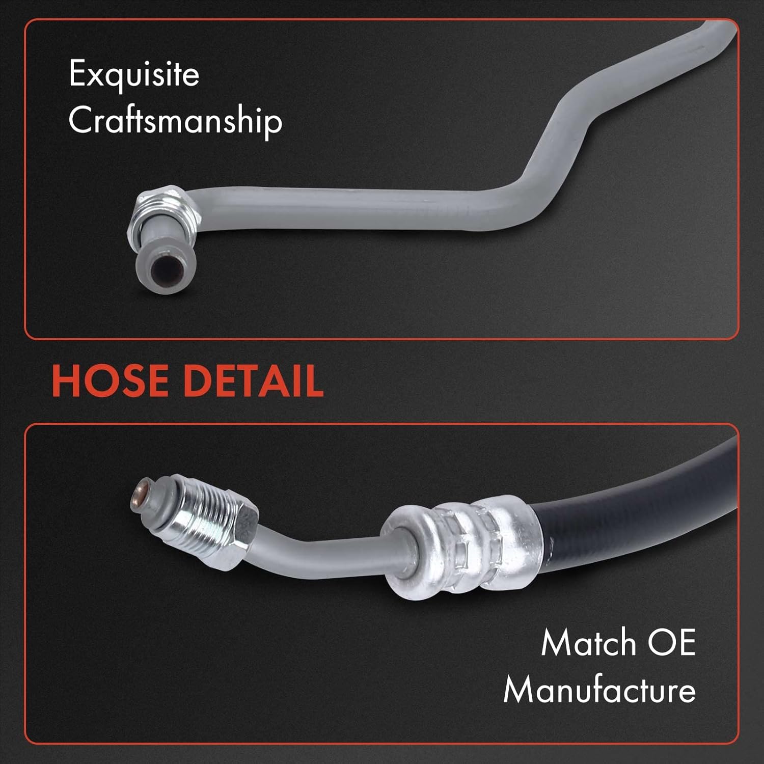 A-Premium Power Steering Hose Pressure & Return Hose Line Assembly Compatible with Saturn SC2 SL2 2000-2002 SW2 2000-2001 1.9L 2-PC Set