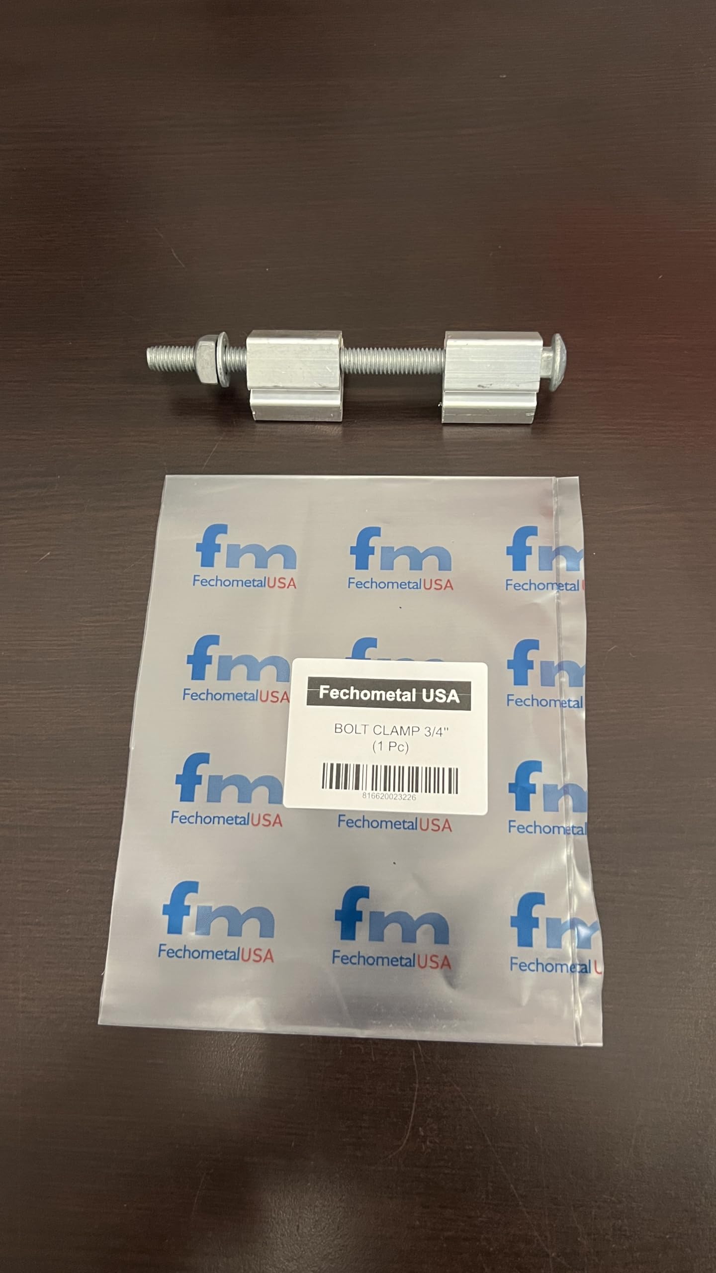 Fechometal USA Aluminum Bolt Clamp for 3/4