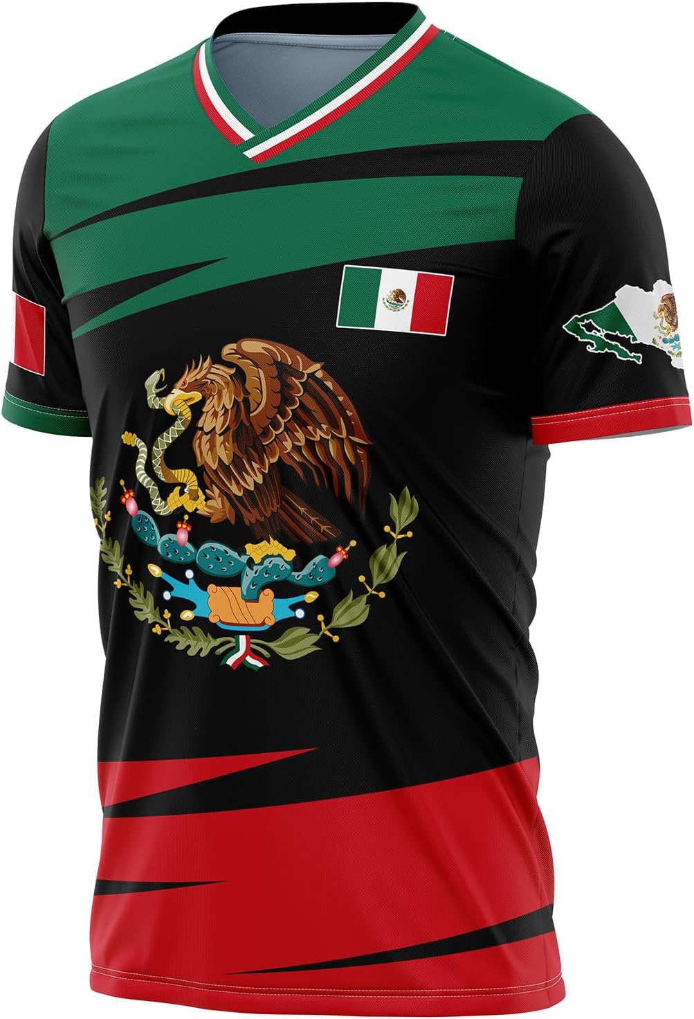 Men's Mexico Jersey, Mexican Flag Jerseys Sports Shirt, Mexico Jersey Athletic Top Shirt Exclusive Desin - Image 4