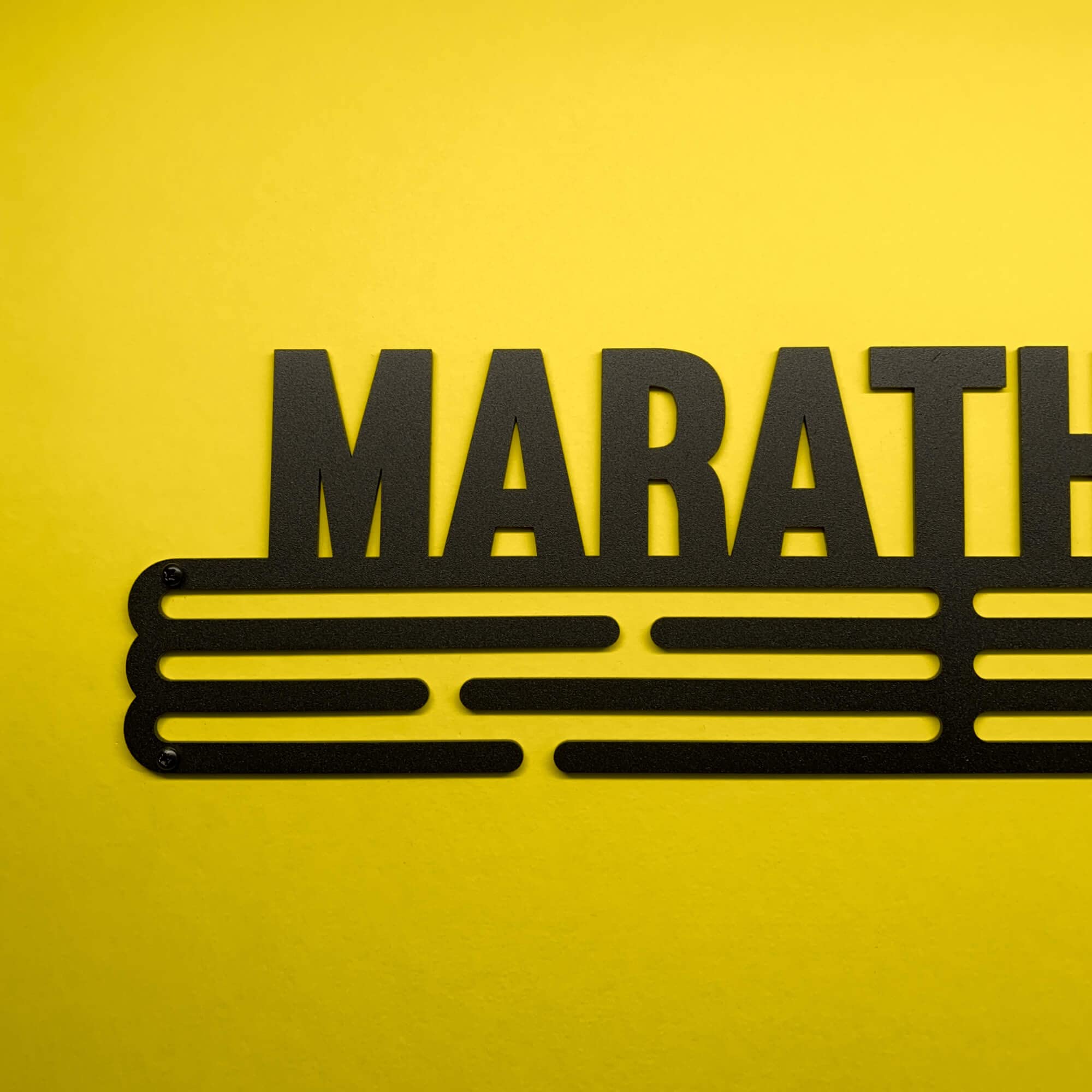 Marathon Cintre de Médailles | Acier Porte-Médailles | Medal Holder Display
