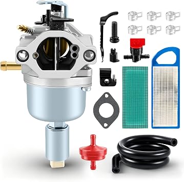 Carbhub 791858 Carburetor Replacement for 792358 791858 794572 799727 698620 793224 697190 697141 14hp 15hp 16hp 17hp 17.5 HP 18hp Craftsman Lawn Tractor Mower with Air Fuel Filter