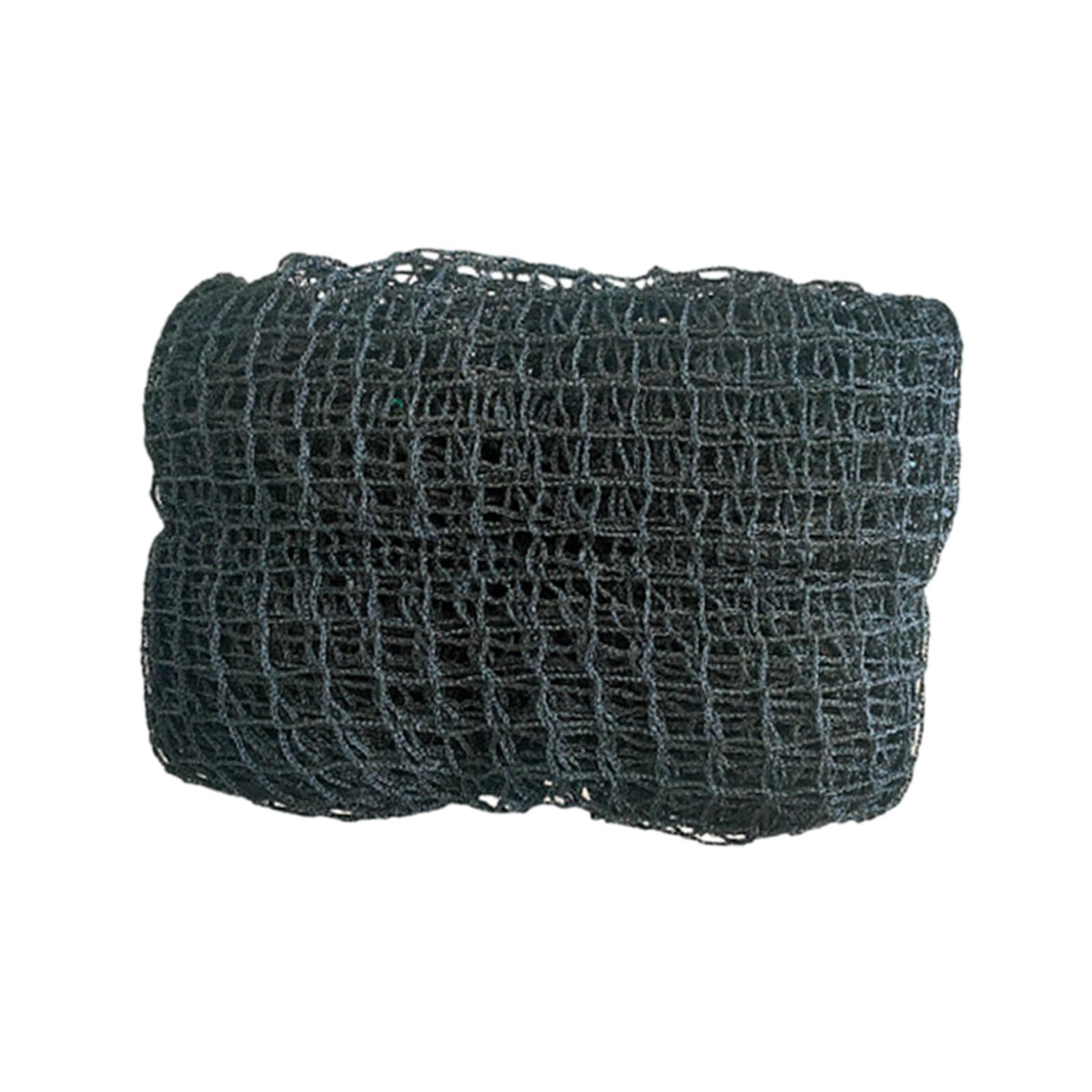 MFMEXUL Golf Practice Barrier Net Training Net Foldable Hitting Net Polyethylene Polypropylene Aid for Living Room Terrace Garden, Black 2Mx300CM