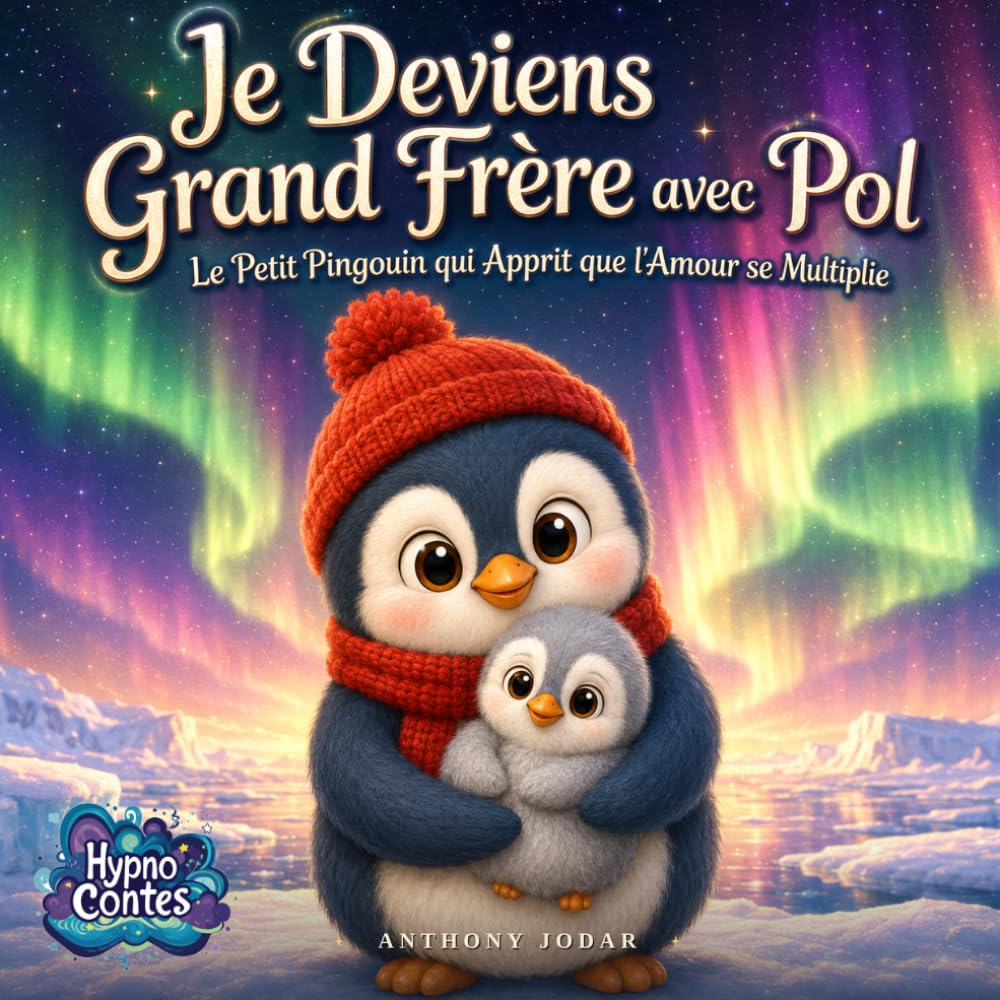 Je Deviens Grand Frère avec Pol: Le Petit Pingouin qui Apprit que l'Amour se Multiplie : Un conte hypnotique pour accompagner l'arrivée d'un bébé et aider l'aîné à trouver sa place (Hypno Contes)