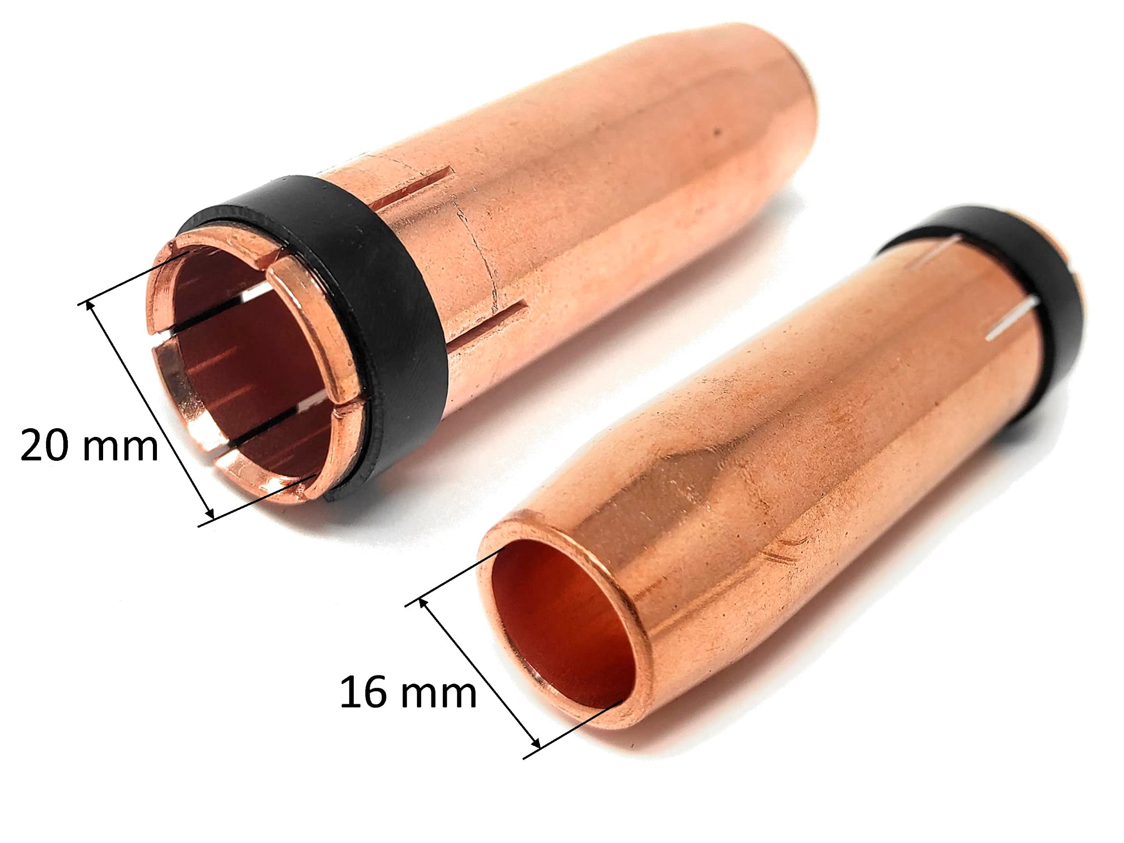 ELCAN Pack de 19 consumibles para antorcha 501D. 5 puntas de contacto M8x30x10mm 1,0mm, 5 puntas de contacto M8x30x10mm 1,2mm, 3 portaboquillas M8, 3 difusores, 3 toberas conicas.