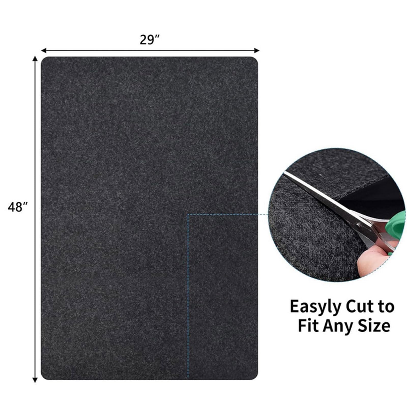 rflaueo 1pc 70 * 120cm Dog Crate Kennel Pad Mat Liner to Protect Floors for Training Under Pet Cage Mat - Image 2