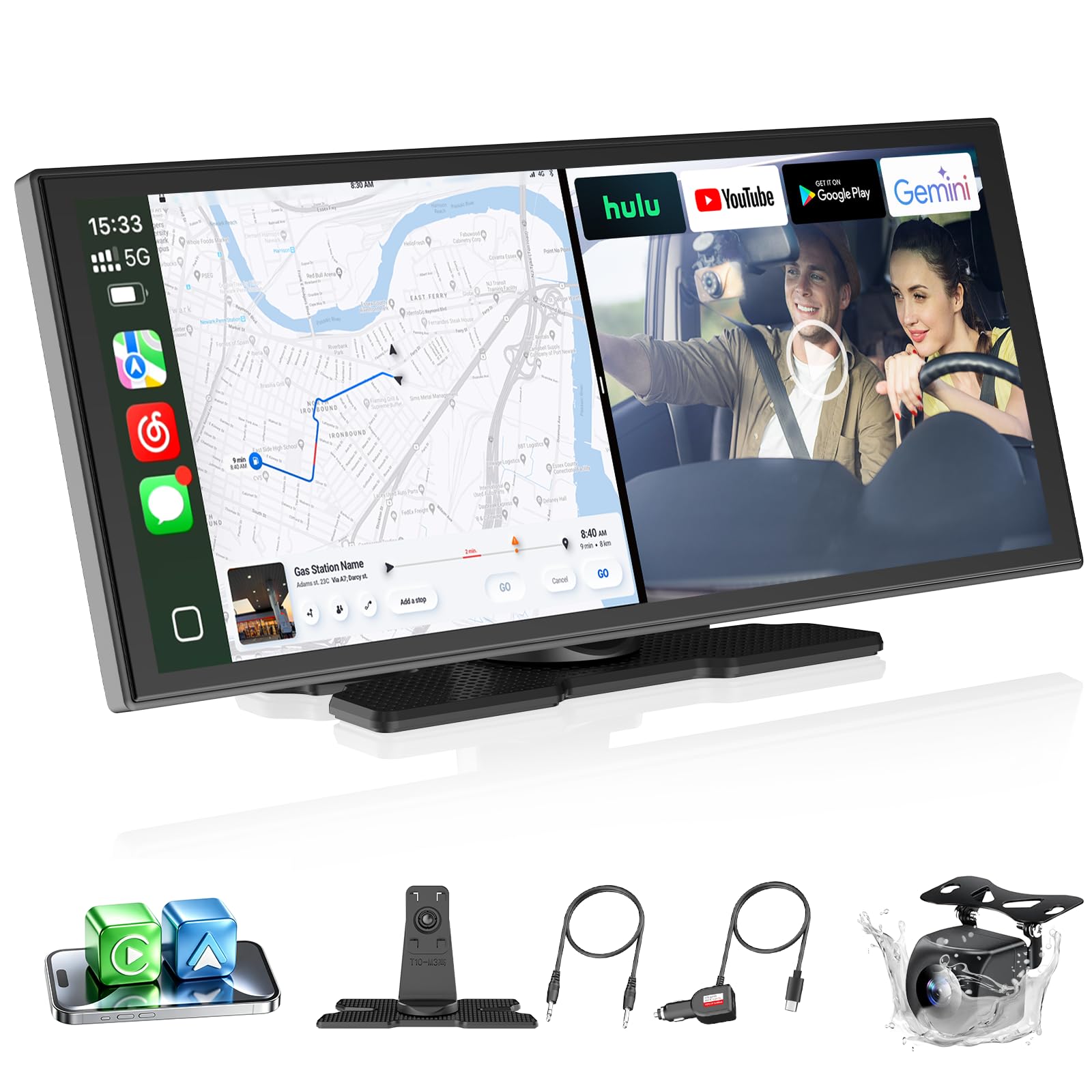 Ottocast OttoScreen カーナビ OTTOCAST Ottoscreen AI, 11,4 Pulgadas Pantalla Coche Carplay y