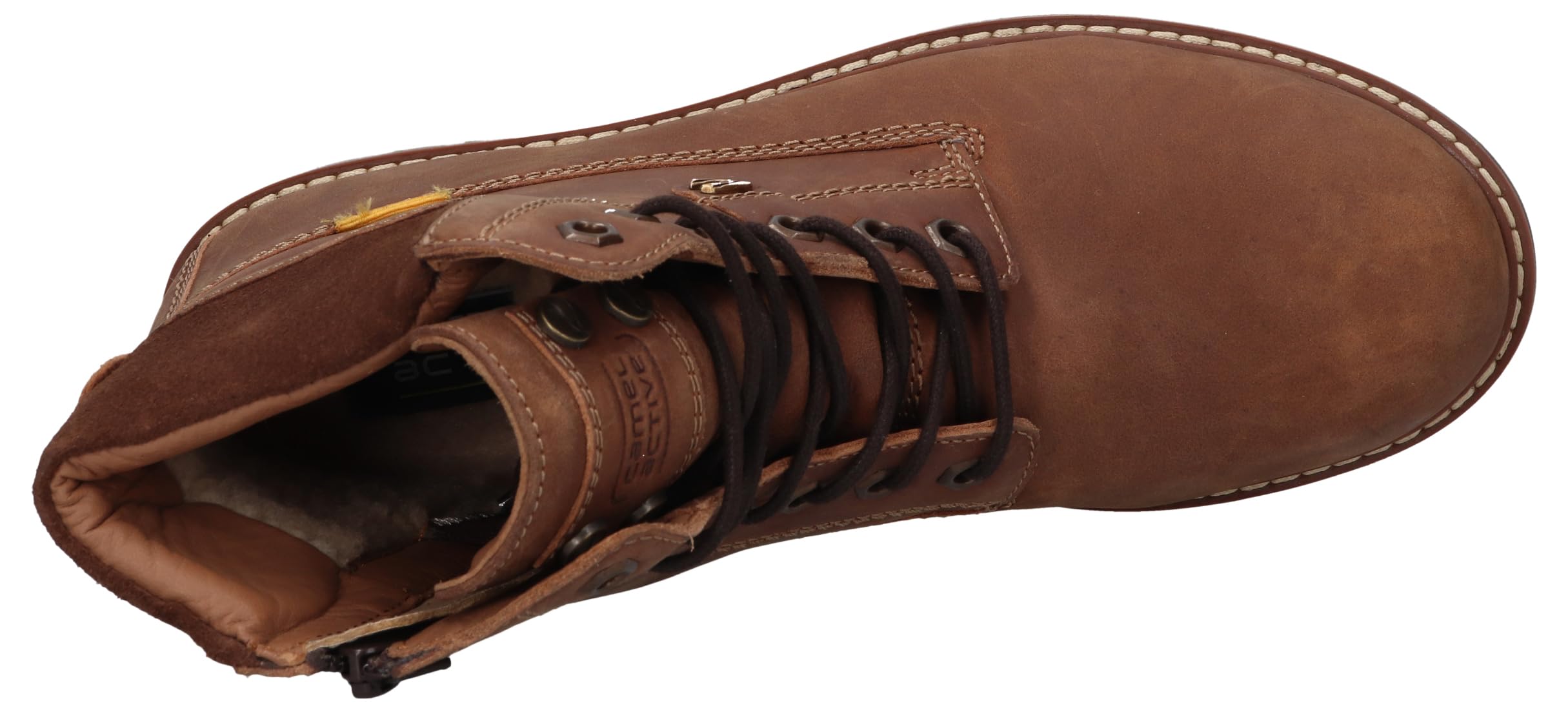 camel active Bottines tendance pour femme 57TRS01-400470_38 Cognac, UE, cognac, 38 EU