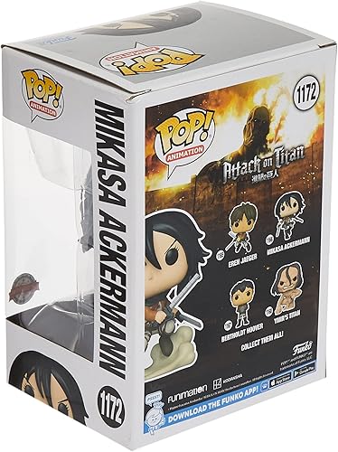 Miniatura 5 de Funko Pop! Animación Ataque a los Titanes - Mikasa Ackerman Edición Especial Exclusiva #1172