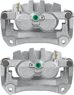 AutoShack BC4354PR Front Brake Calipers with Bracket Assembly Pair of 2 Driver and Passenger Side Replacement for Lexus NX300h 2010-2015 RX350 RX450h 2015-2017 NX200t 2008-2013 Toyota Highlander AWD