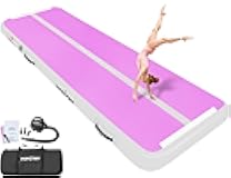 VOFiTNY All Purpose Gymnastics Mat 6.6/10/13/16/20 ft Sturdy Inflatable Tumble Track for Home/Gym