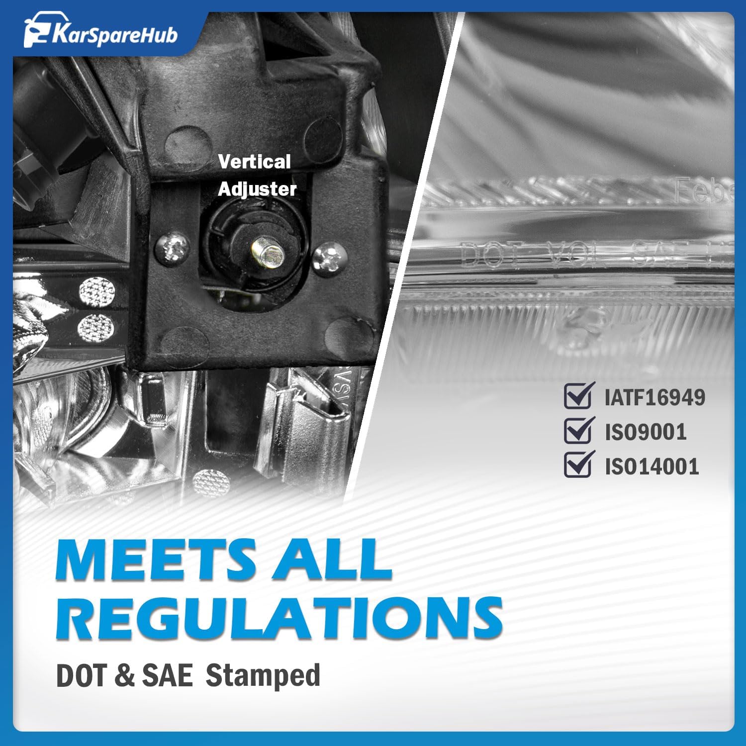 Headlights Assembly for 99-02 Chevy Silverado 1500 2500; for 01-02 Silverado 1500HD 2500HD 3500HD; for 00-06 Tahoe Suburban Headlight+Bumper Parking Turn Signal Marker Light with Bulbs