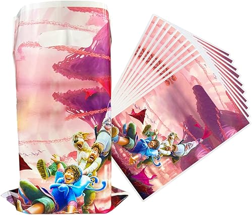 30 bolsas de regalo de recuerdos de fiesta mundial extraño suministros de fiesta de cumpleaños del mundo extraño suministros de decoración de fiesta