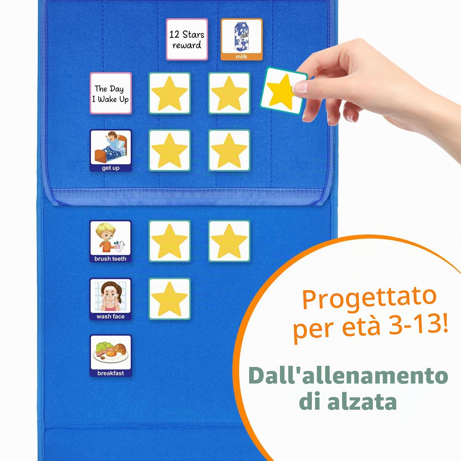 Agenda Visiva Bambini Autismo Libro, Calendario Bambini con Tabella Delle Ricompense, Routine Piano Bambini Giornaliera con 196 Carte, Adatto Famiglie Autismo(Versione Inglese)