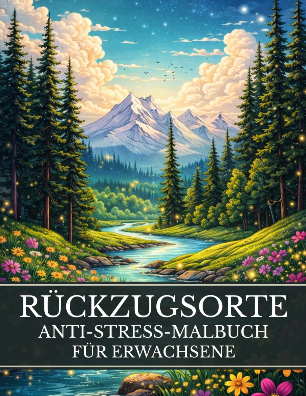Rückzugsorte - Anti-Stress-Malbuch für Erwachsene: 40 Reise- & Wohlfühlmotive zum Ausmalen | Entspannung, Abschalten & Achtsamkeit