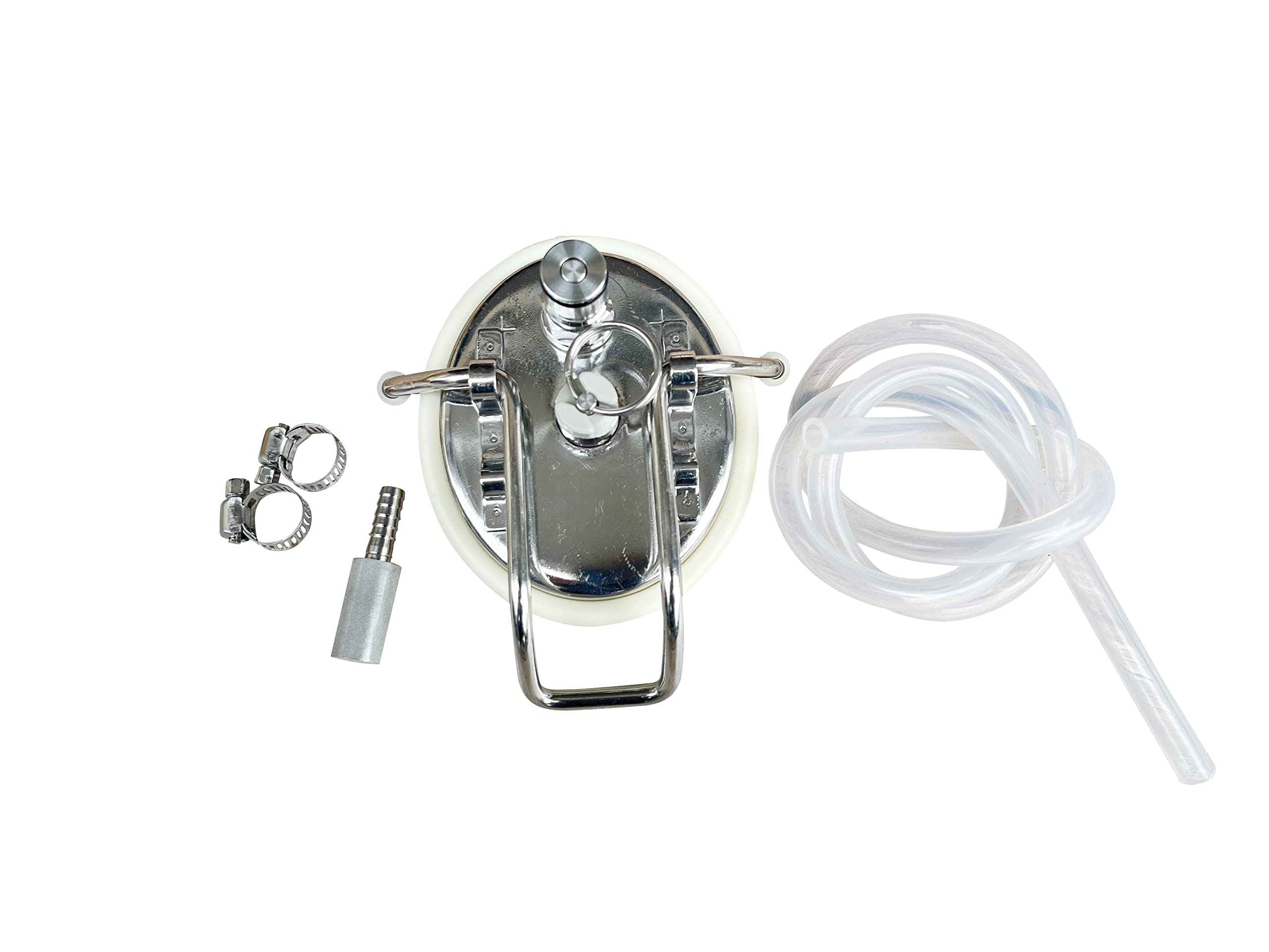 Corny Keg Carbonation Keg Lid New Replacement Ball Lock Keg (Soda Keg) Lid Carbonation Stone Beer Force Carbonation Keg Lid Diffusion Stone Carbonating Keg Lid