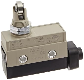 Omron ZC-Q2155 Minature Enclosed Limit Switch, Panel Mount Cross Roller Plunger
