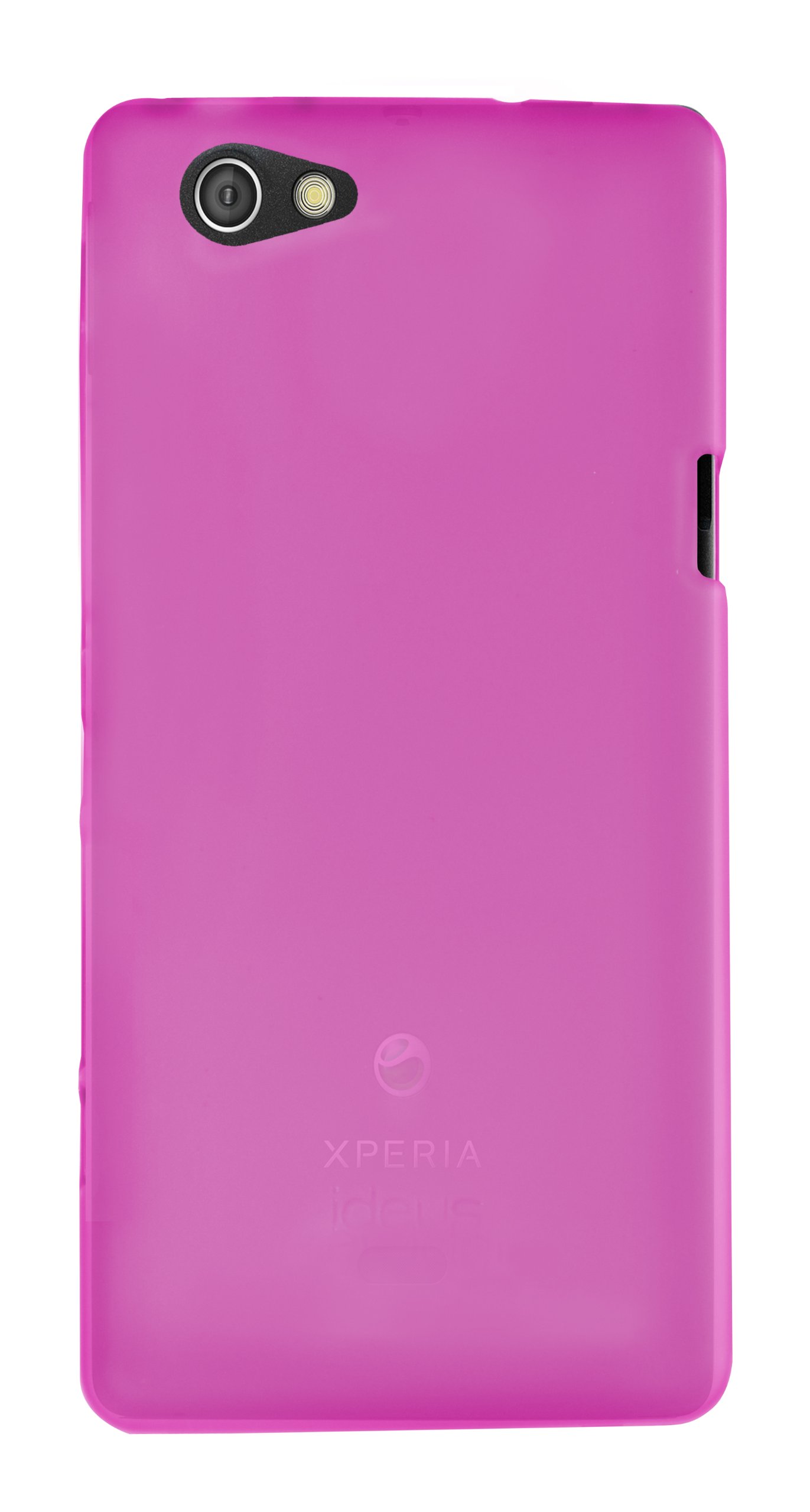 Ideuscomirotpuskfu Protective Case for Sony Ericsson Xperia Miro, Fuchsia Smoked