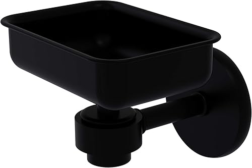 Allied Brass 7132 Satellite Orbit One - Jabonera montada en la pared, color negro mate disponible en Yaxa Venezuela